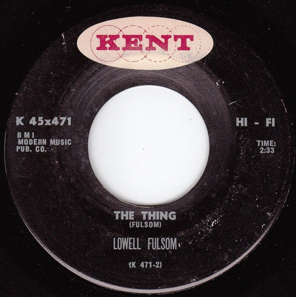 Lowell Fulson : I Cried (7", Single)