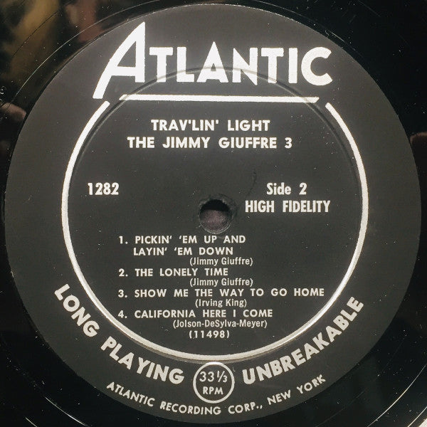 The Jimmy Giuffre Trio : Trav'lin' Light (LP, Album)