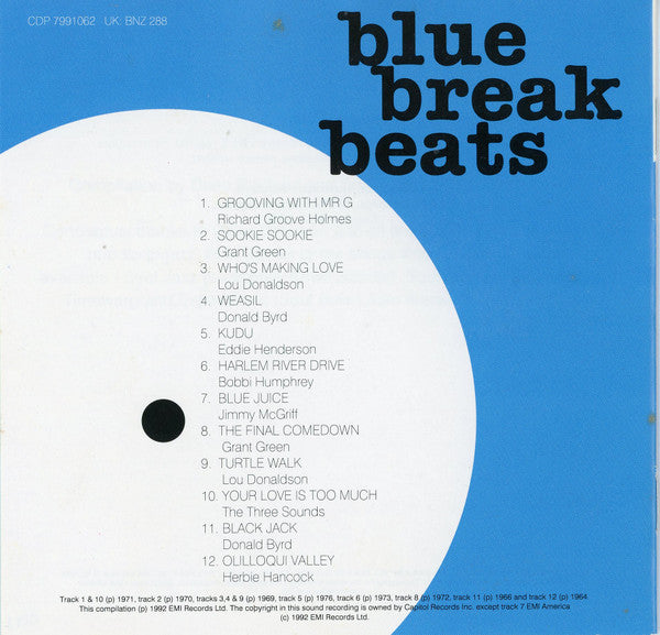 Various : Blue Break Beats (Volumes One - Four) (4xCD + Box, Comp)