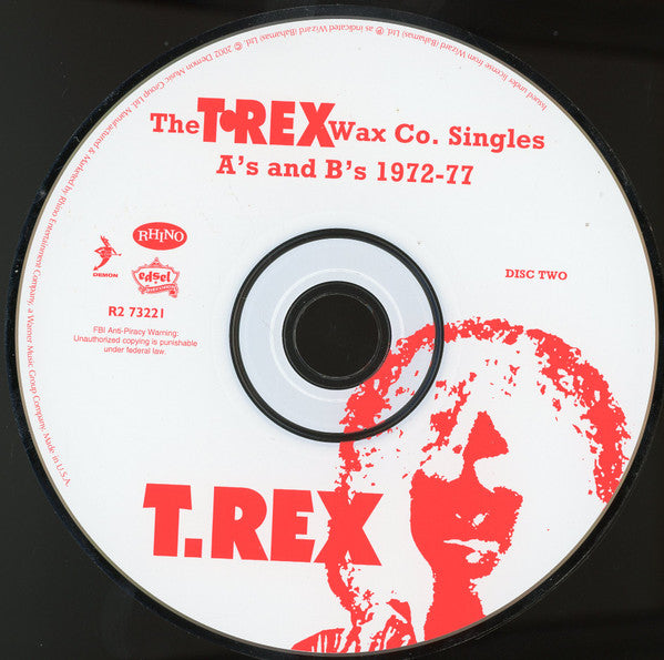 T. Rex : The T•Rex Wax Co. Singles A's And B's 1972-77 (2xCD, Comp)