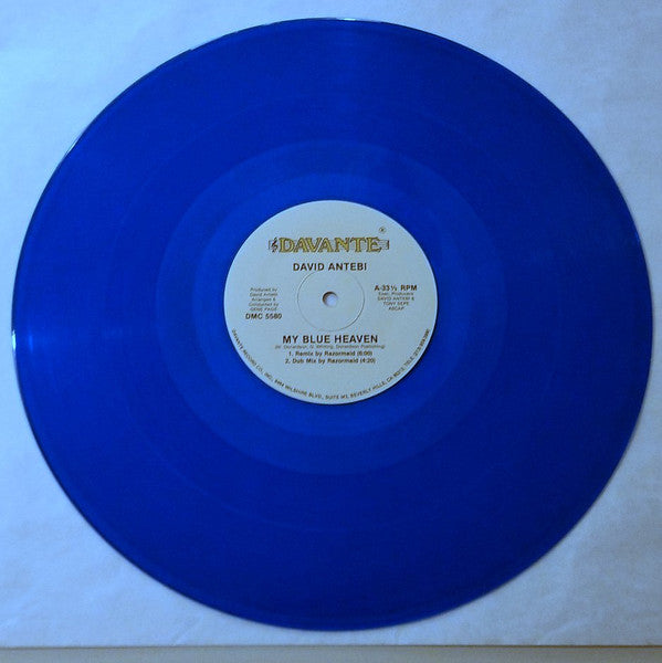 David Antebi : My Blue Heaven (12", Blu)