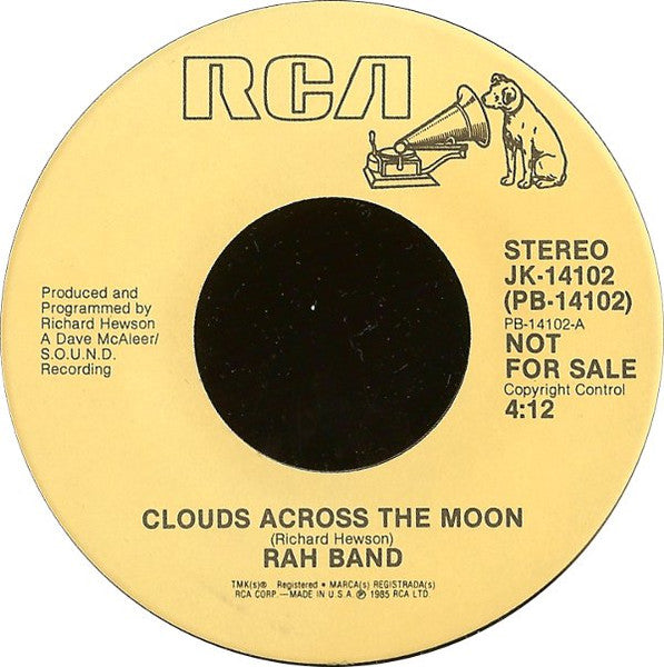 RAH Band : Clouds Across The Moon (7", Promo)