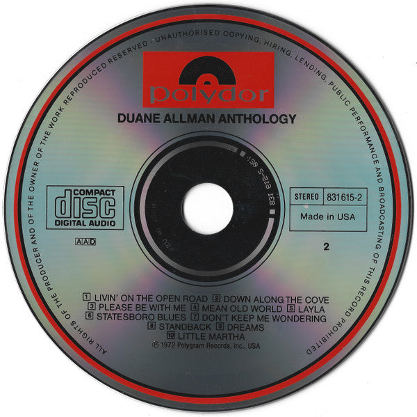 Duane Allman : An Anthology (2xCD, Comp, RE, PDO)