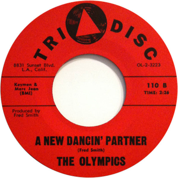 The Olympics : Bounce Again / A New Dancin' Partner (7", Styrene)