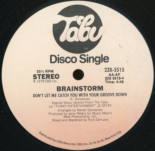Brainstorm (5) : Hot For You (12", Ter)