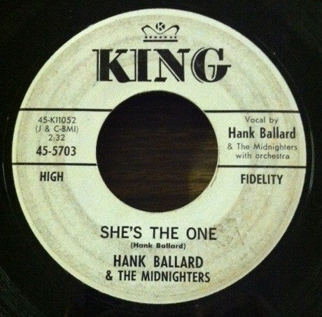 Hank Ballard & The Midnighters : Bring Me Your Love / She's The One (7", Promo)
