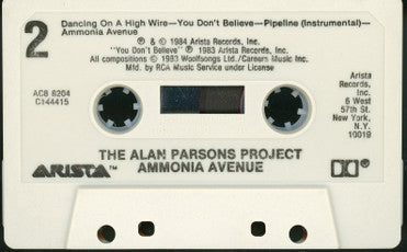The Alan Parsons Project : Ammonia Avenue (Cass, Album, Club, Dol)