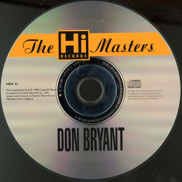 Don Bryant : The Hi Records Masters (CD, Comp)