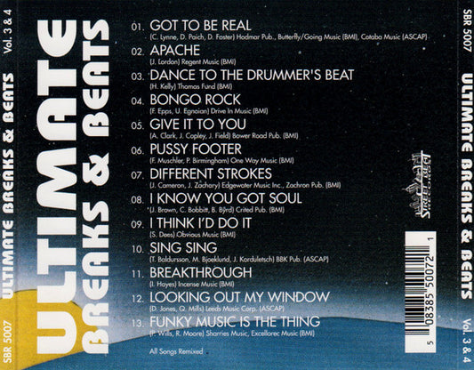 Various : Ultimate Breaks & Beats Vol. 3 & 4 (CD, Comp)