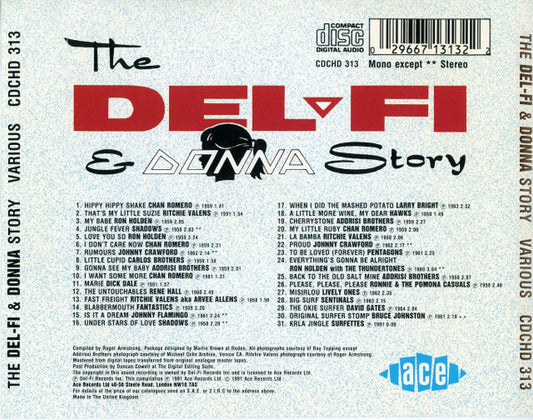 Various : The Del-Fi & Donna Story (CD, Comp)