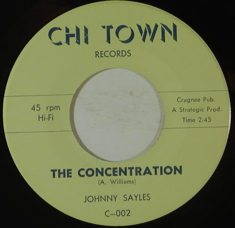 Johnny Sayles : Nothing But Hard Rock's / The Concentration (7", Single)