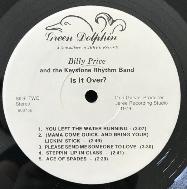 Billy Price And The Keystone Rhythm Band : Is It Over? (LP, Album)