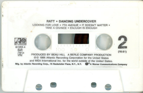 Ratt : Dancing Undercover (Cass, Album, SR,)