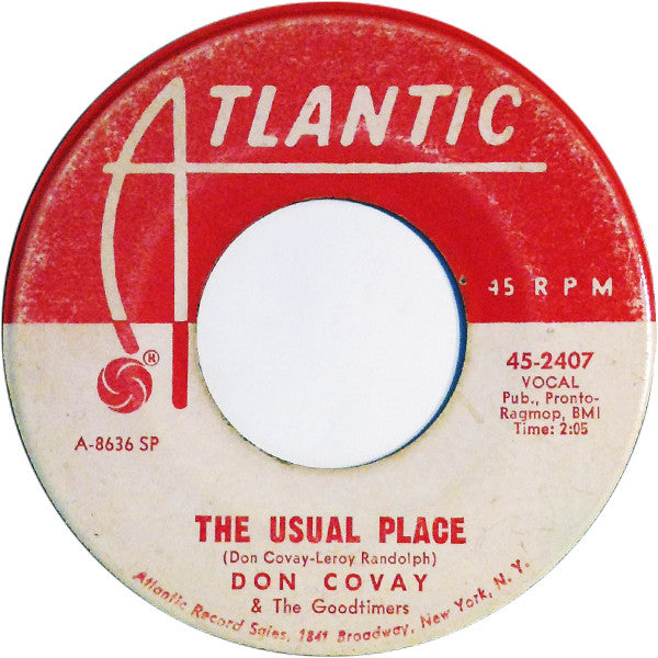 Don Covay & The Goodtimers : 40 Days – 40 Nights (7", Single, Promo, SP)