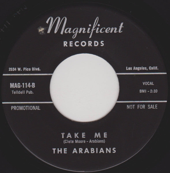 The Arabians (3) : Tear Drops In The Night / Take Me (7", Single)