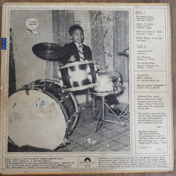 The Tony Williams Lifetime : The Old Bum's Rush (LP, Album, Mon)