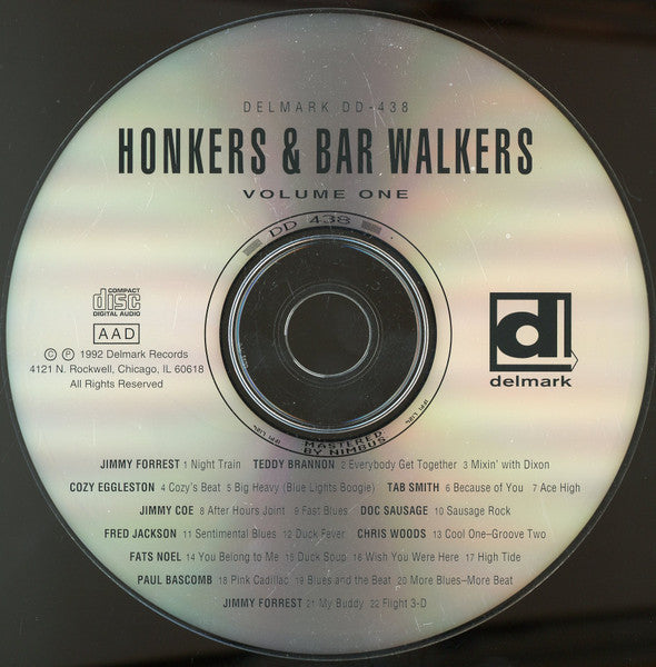 Various : Honkers & Bar Walkers Volume One (CD, Comp, RE)