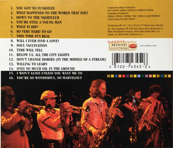 Tower Of Power : The Very Best Of Tower Of Power - The Warner Years (CD, Comp, RE, RM)