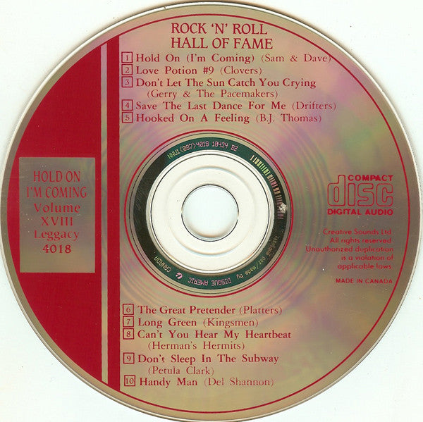 Various : Rock 'N' Roll Hall Of Fame - Volume XVIII (CD, Comp, RM)
