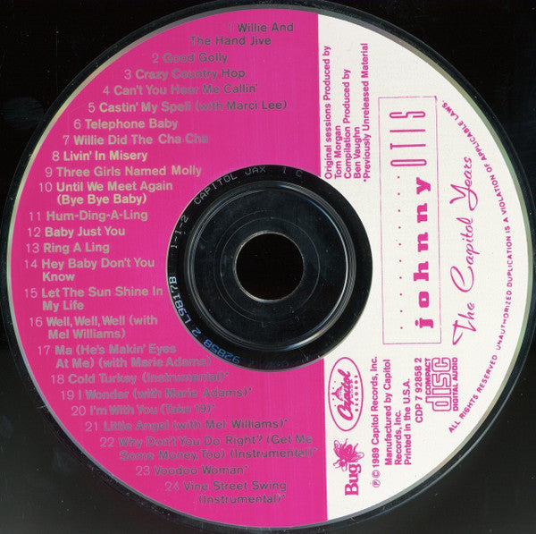 Johnny Otis : The Capitol Years (CD, Comp)
