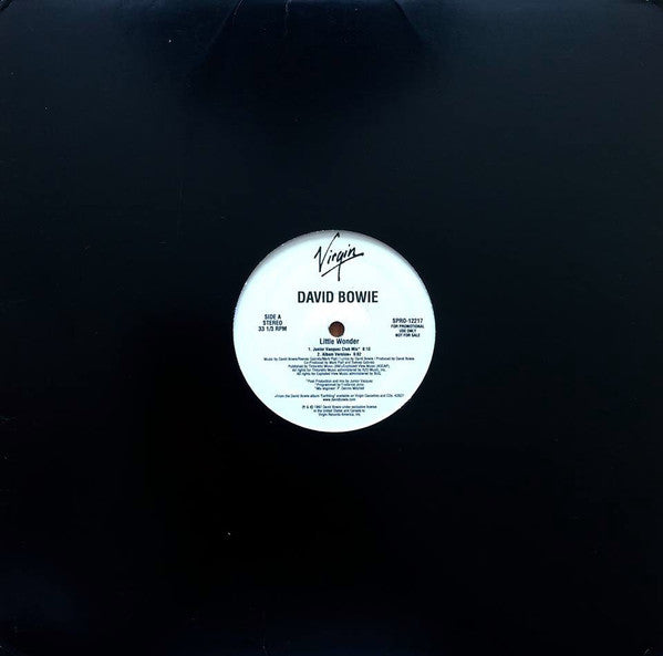 David Bowie : Little Wonder (12", Single, Promo)