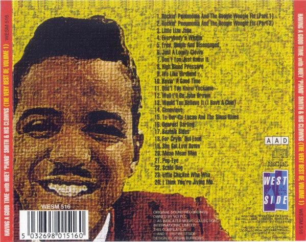 Huey "Piano" Smith & His Clowns : Having A Good Time : The Very Best Of, Volume 1 (CD, Comp)