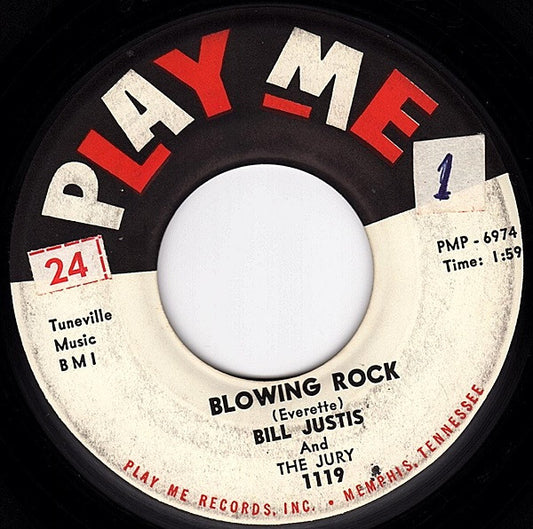 Bill Justis And The Jury (8) : Boogie Woogie Rock / Blowing Rock (7")