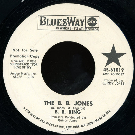 B.B. King : The B. B. Jones (7", Single, Promo)