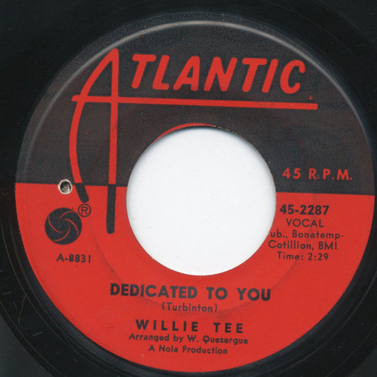 Willie Tee : Thank You John (7")