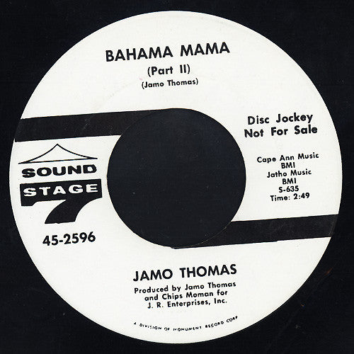 Jamo Thomas : Bahama Mama (7", Promo)