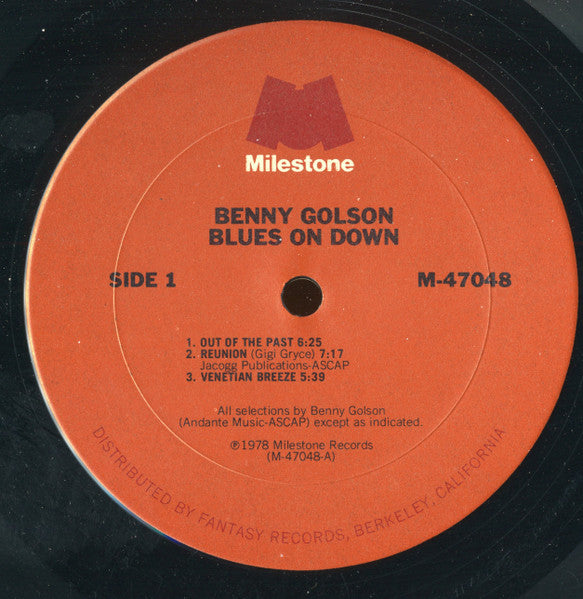 Benny Golson : Blues On Down (2xLP, Comp)