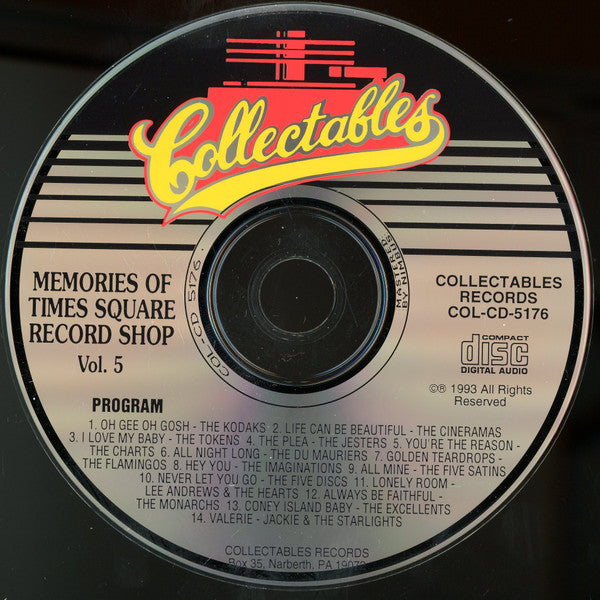 Various : Memories Of Times Square Record Shop Vol. 5 (CD, Comp)