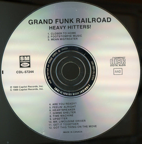 Grand Funk Railroad : Heavy Hitters! (CD, Comp)