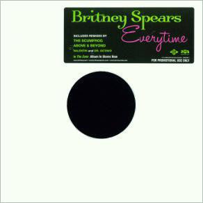 Britney Spears : Everytime (Remixes) (12", Promo)