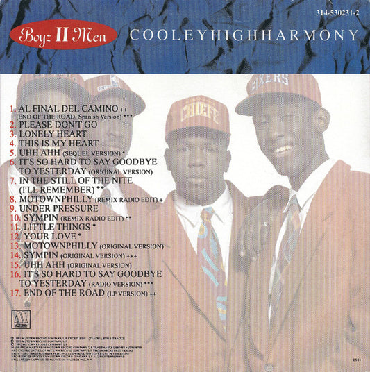 Boyz II Men : Cooleyhighharmony (CD, Album, RE, Pol)
