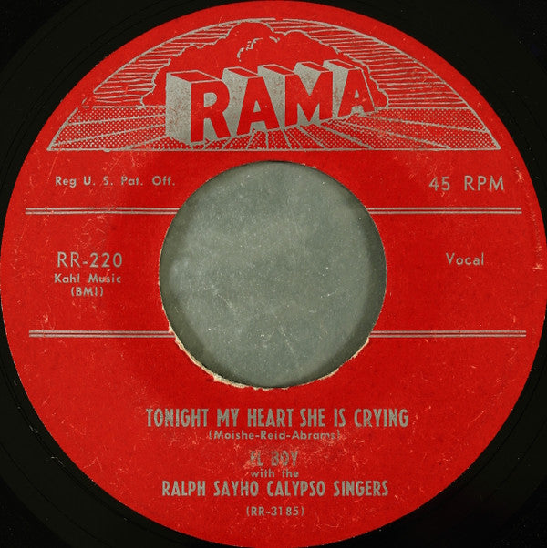 El Boy (2) With The Ralph Sayho Calypso Singers : Jack, Jack, Jack / Tonight My Heart She Is Crying (7", Single)