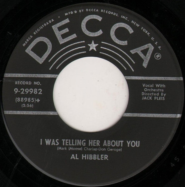Al Hibbler : After The Lights Go Down Low (7", Glo)