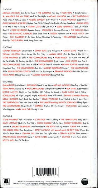 Various : Hitsville USA • The Motown Singles Collection Volume Two 1972-1992 (4xCD, Comp + Box, RE)