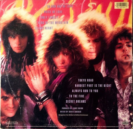 Bon Jovi : 7800° Fahrenheit (LP, Album, PRC)