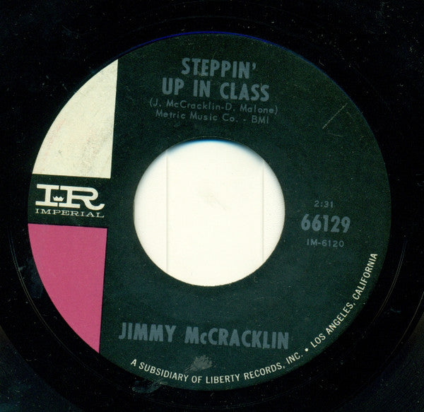 Jimmy McCracklin : Think / Steppin' Up In Class (7", Single)