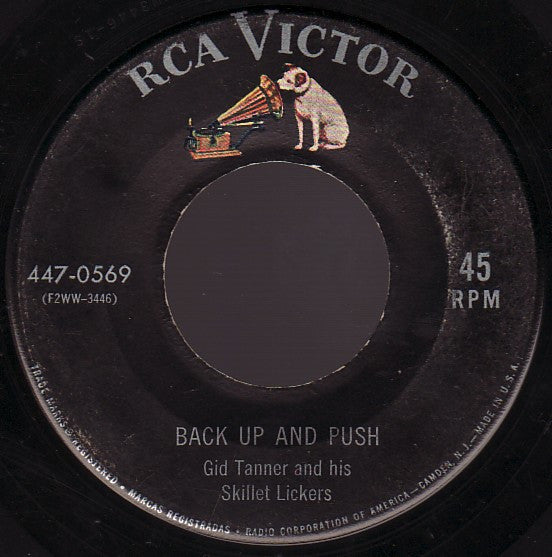 Gid Tanner & His Skillet Lickers : Down Yonder (7", Single, RE)