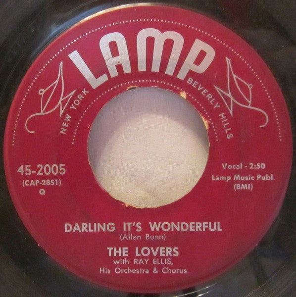 The Lovers (12) With Ray Ellis And His Orchestra And Chorus : Gotta Whole Lot Of Lovin' To Do / Darling It's Wonderful (7")