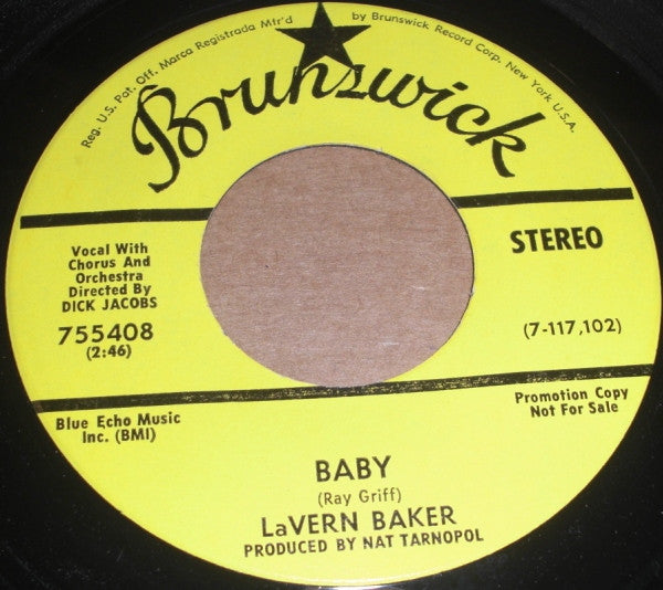 LaVern Baker : I'm The One To Do It / Baby (7", Promo)
