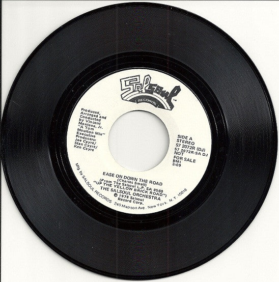 The Salsoul Orchestra : Ease On Down The Road (7", Single, Mono, Promo)