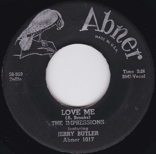 The Impressions Featuring Jerry Butler : Come Back My Love (7")