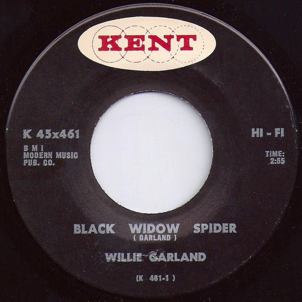Willie Garland : Black Widow Spider / Soul Blues (7")
