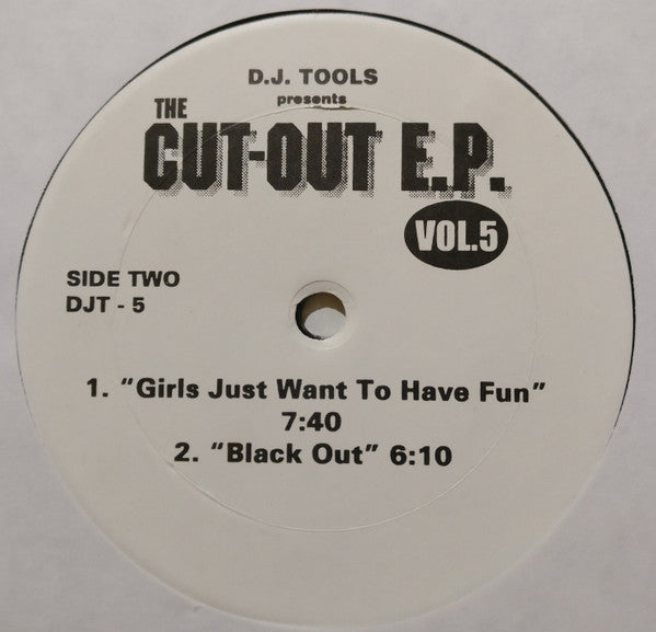 Various : Dj Tools Presents The Cut Out E.P. Vol. 5 (12", EP)