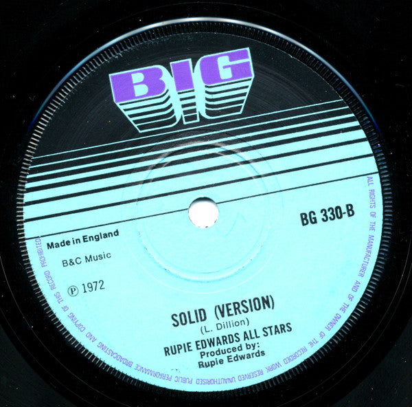 The Ethiopians : Solid As A Rock (7")