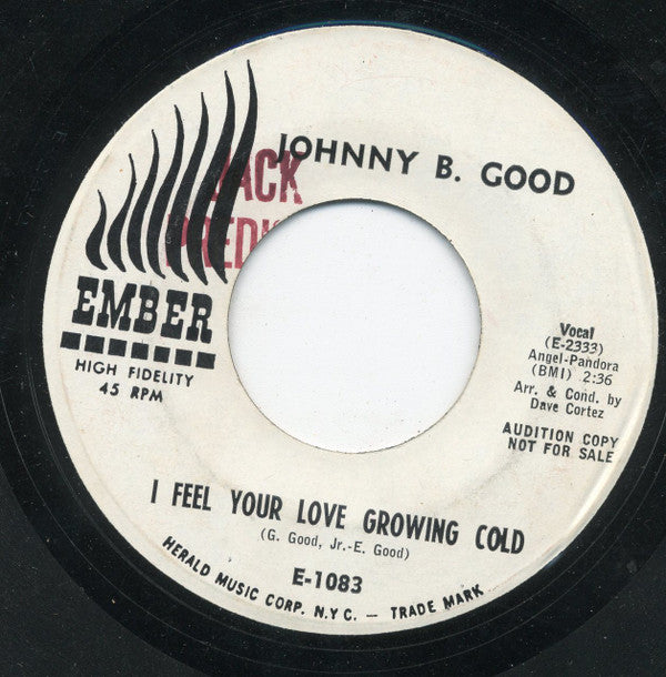 Johnny B. Good (2) : I'm Willing (To Wait) (7", Single, Promo)