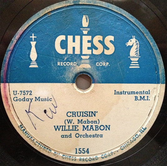 Willie Mabon : I Got To Go / Cruisin' (Shellac, 10")